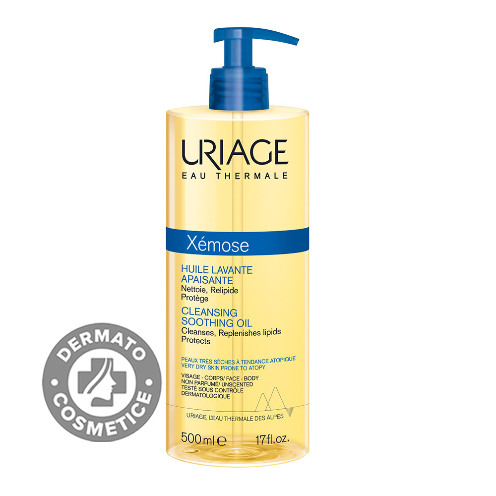 Ulei hranitor de curatare Xemose, 500 ml, Uriage