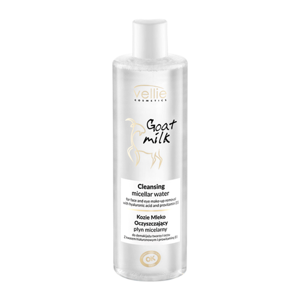 Apa Micelara Hidratanta cu Acid Hialuronic Goat Milk, 400ml, Vellie