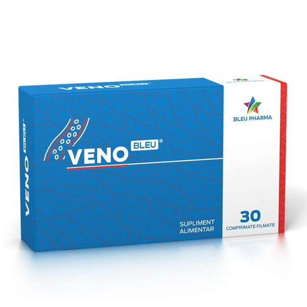 Veno Bleu Formula Noua, 30 comprimate filmate, Bleu Pharma