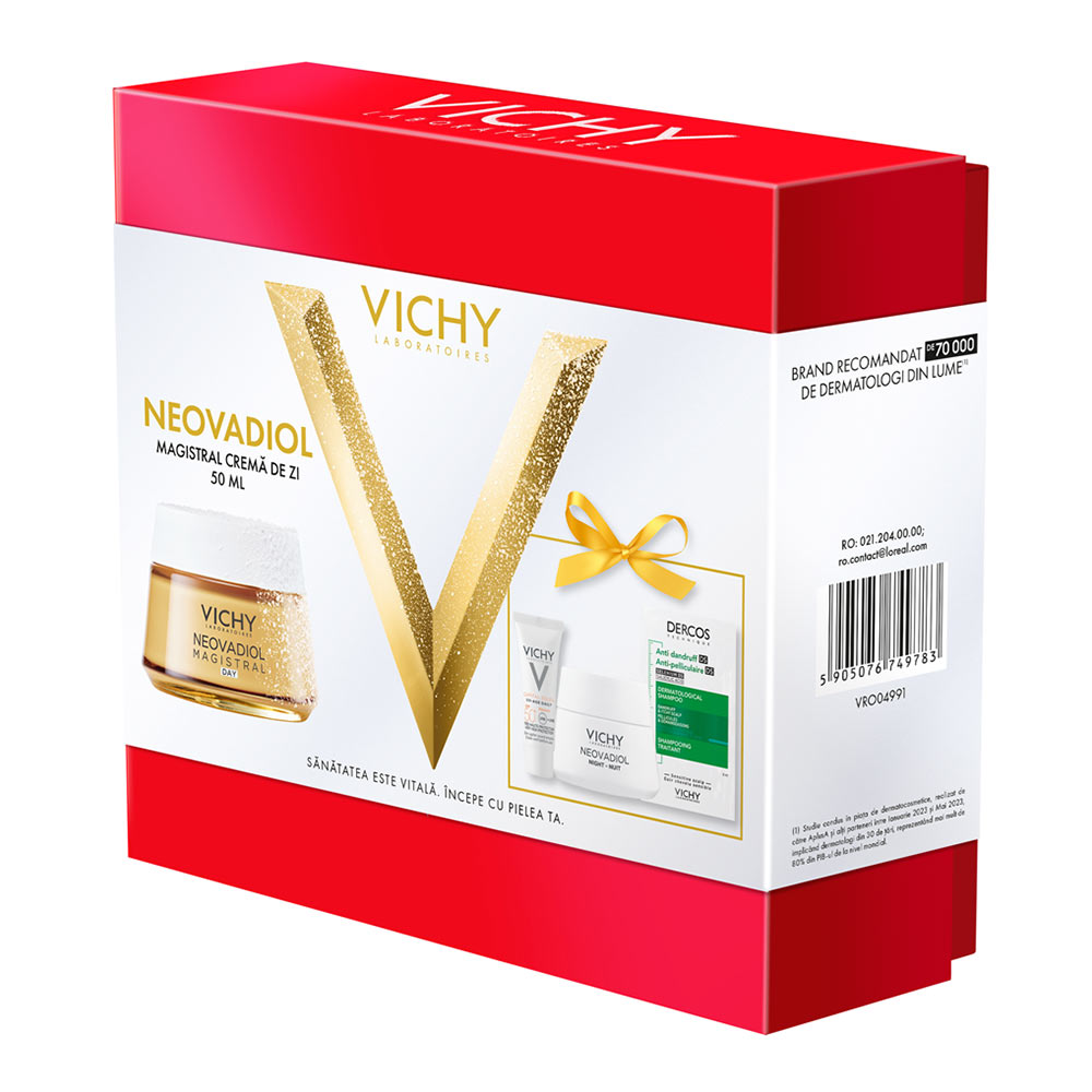 Trusa Neovadiol Magistral (Crema Zi, 50ml + Crema Noapte, 15ml), Vichy