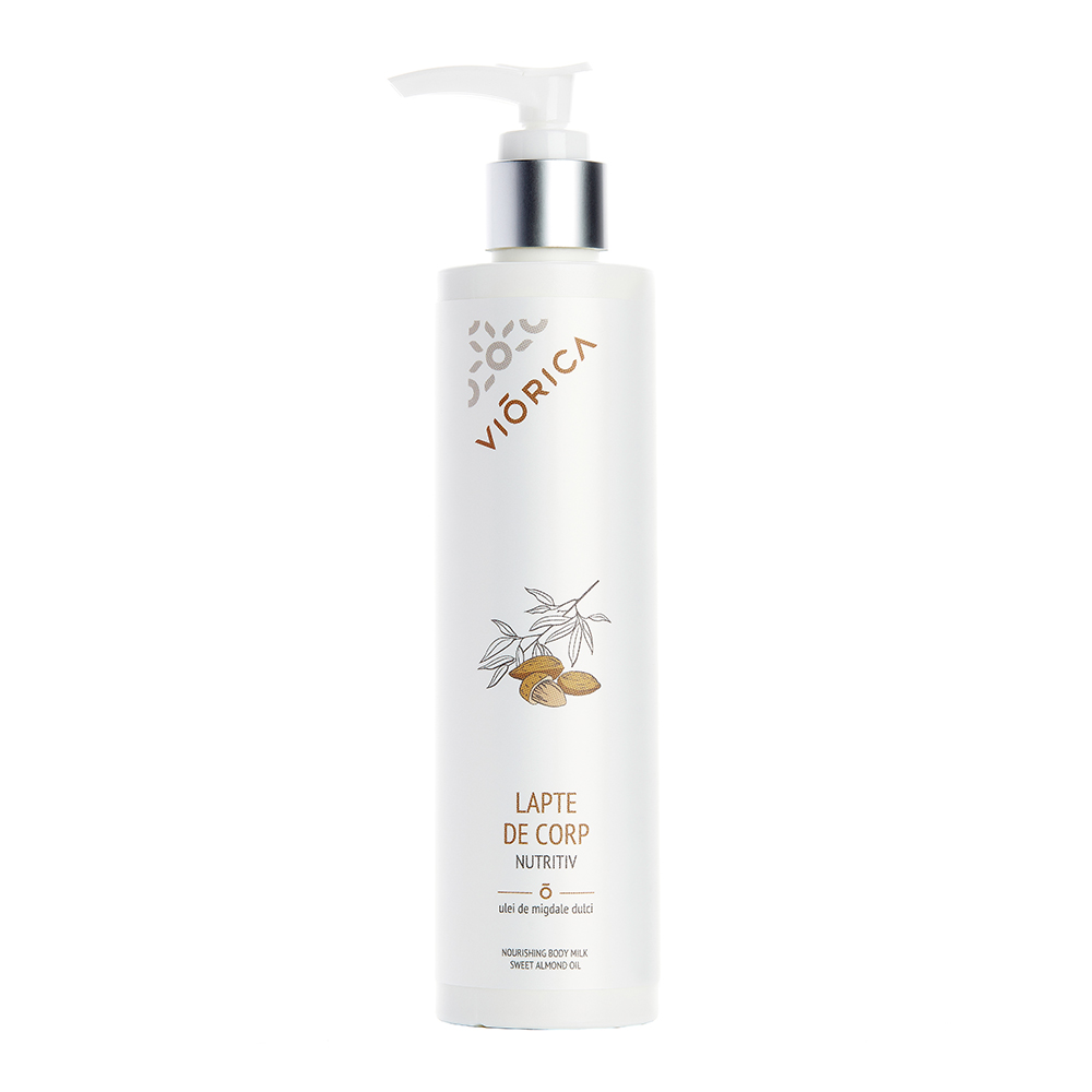 Lapte de Corp Nutritiv cu Ulei de Migdale Dulci, 250ml, Viorica