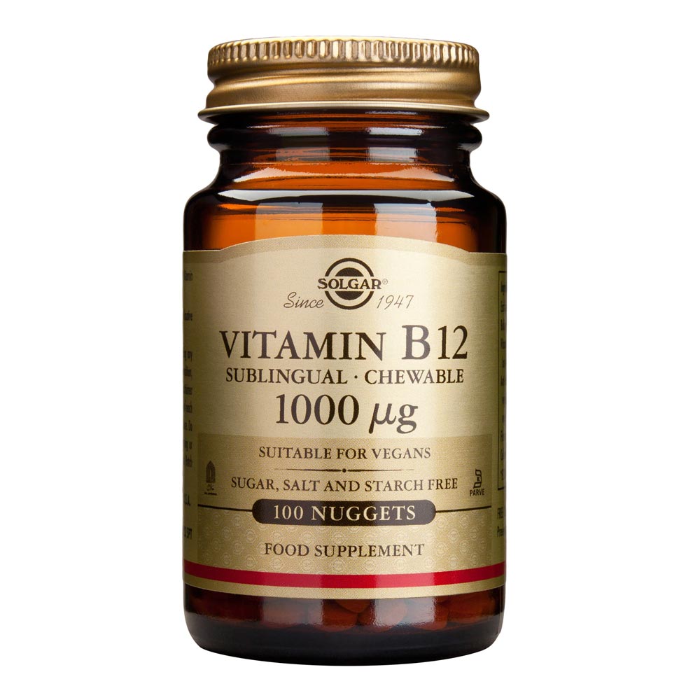 Vitamin B12 1000 mcg, 100 tablete masticabile, Solgar