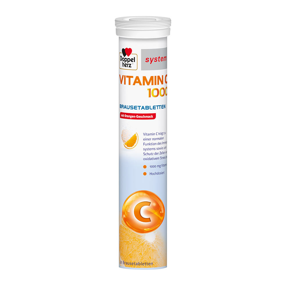 Vitamina C, 1000 mg, 20 capsule efervescente, Doppelherz