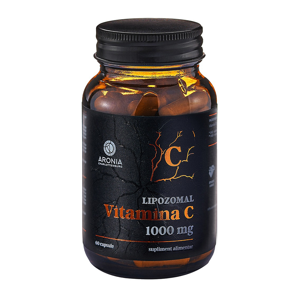 Vitamina C Lipozomala 1000mg, 60 capsule, Aronia