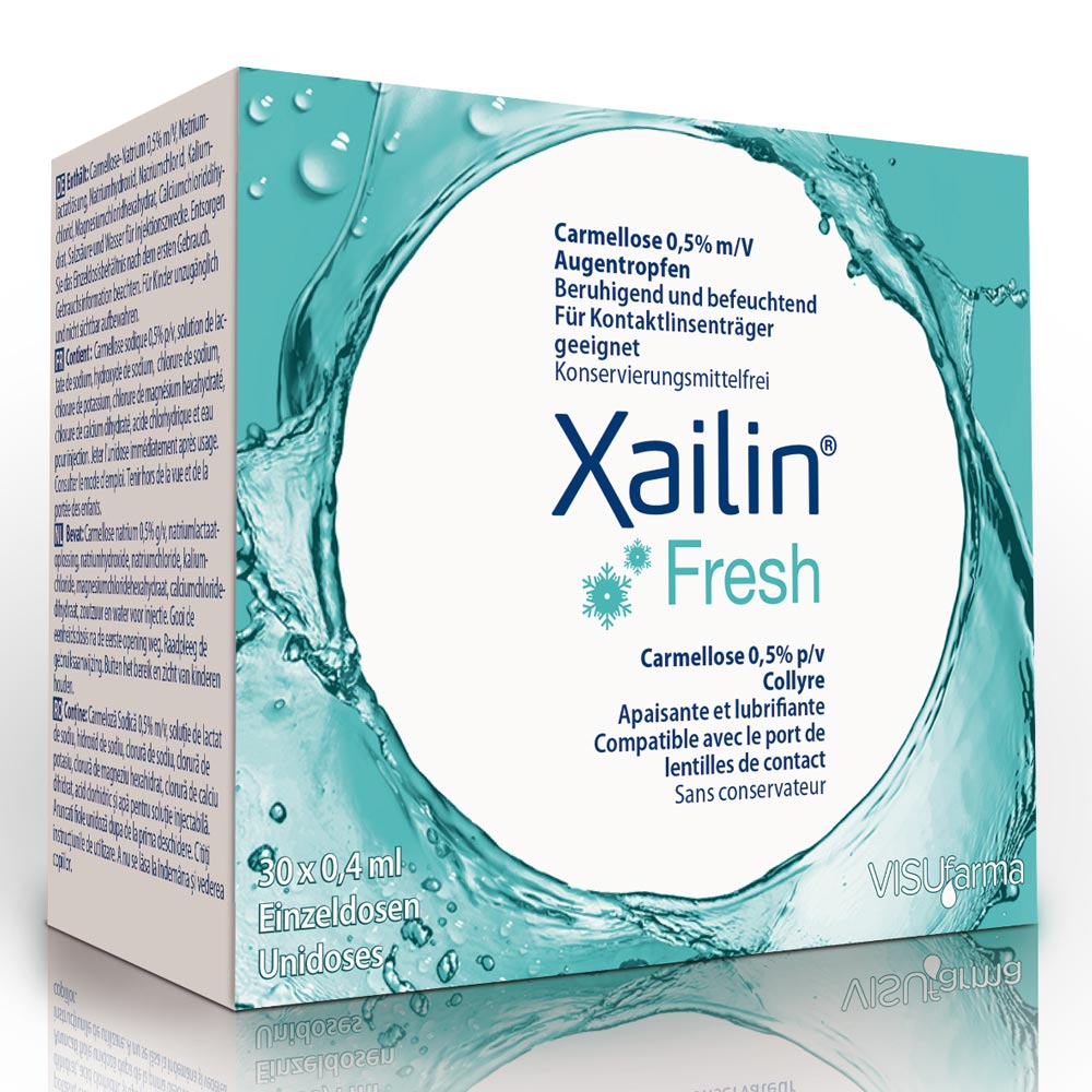 Picaturi Xailin Fresh 0.4 ml, 30 monodoze, Medicom Healthcare