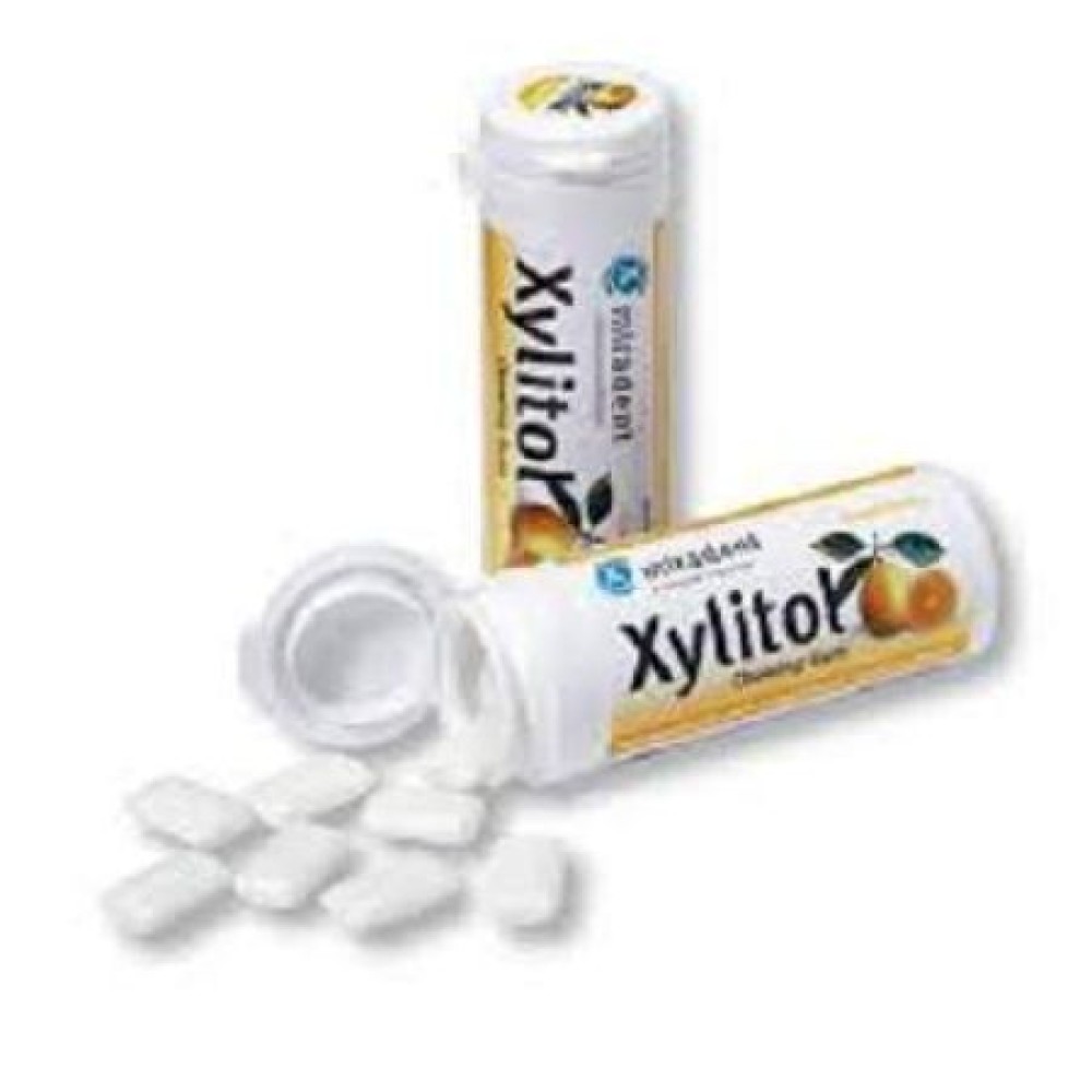 Xylitol Guma Mestecat cu Aroma de Fresh Fruit -pastile x 30