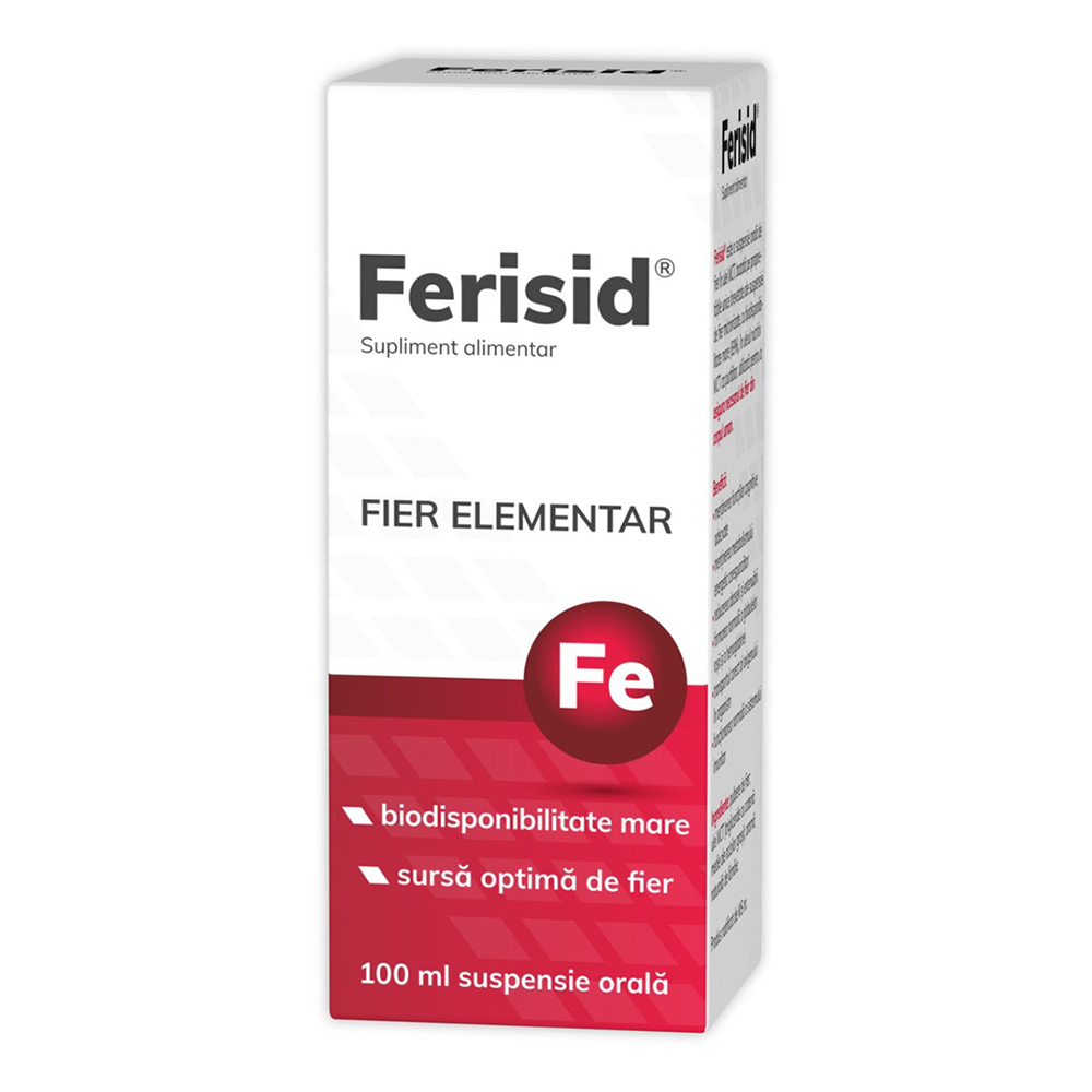 Fier Elementar Ferisid suspensie orala, 10 ml, Zdrovit