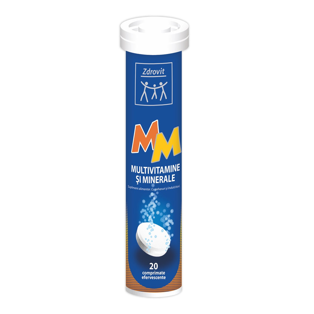 Zdrovit Multivitamine si Minerale -comprimate efervescente x 20