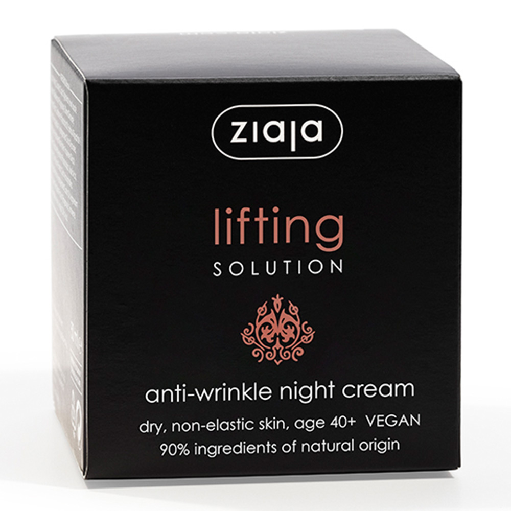 Ziaja Lifting Solution Crema de Noapte Lifting cu Micro Colagen pentru Ten Matur 40+ x 50 ml