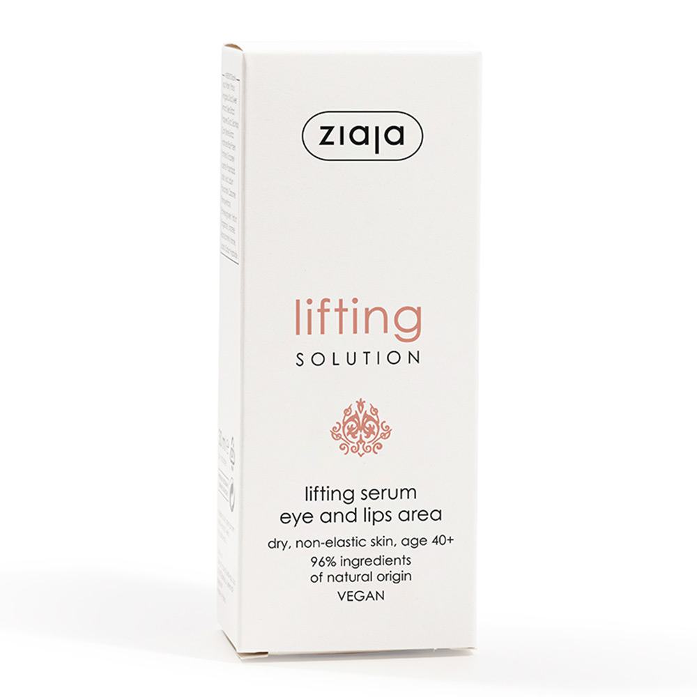 Ziaja Lifting Solution Ser pentru Zona Ochilor si Buzelor 40+ x 30 ml