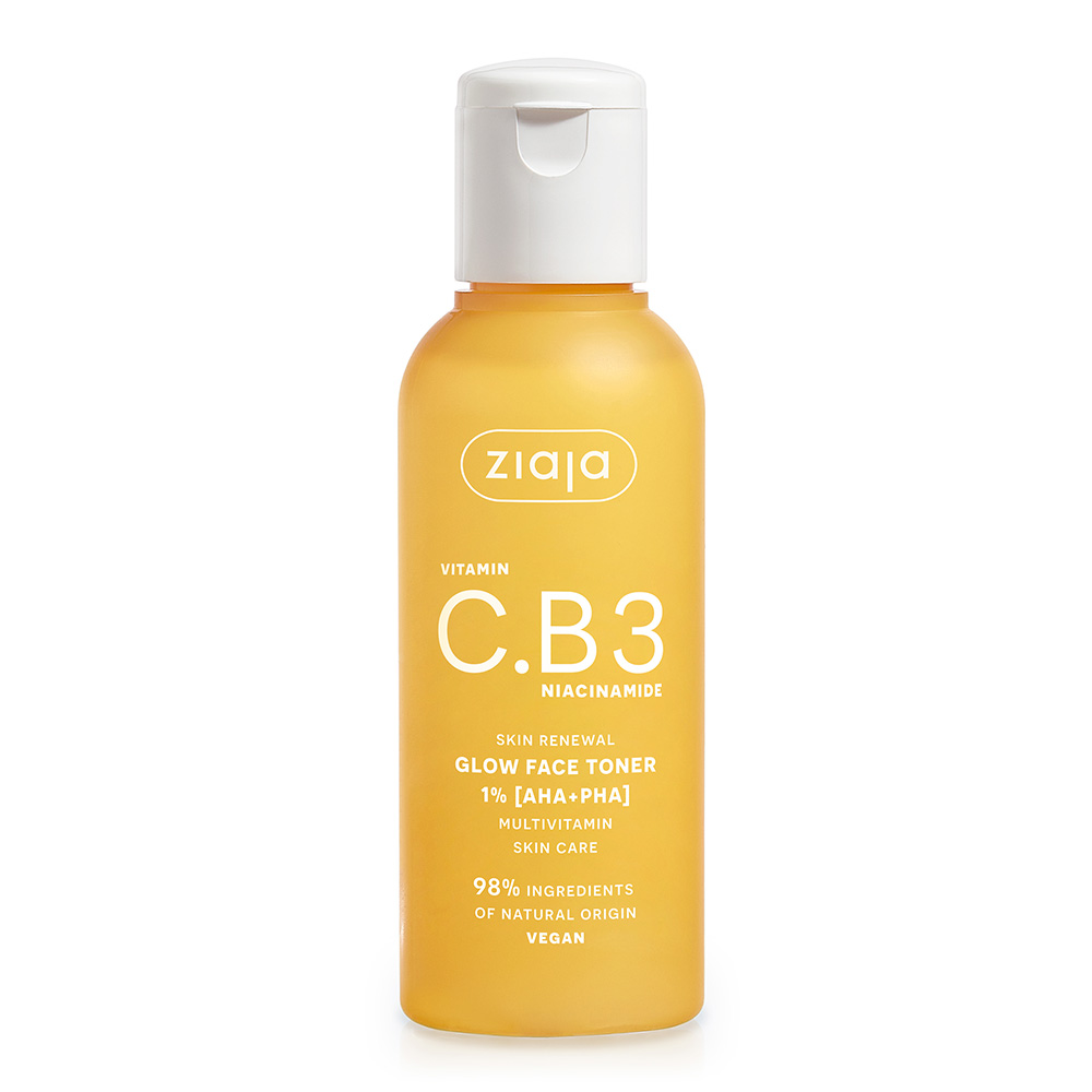 Vitamin C.B3 Niacinamide Lotiune Tonica Iluminatoare 1% pentru Fata, 120ml, Ziaja
