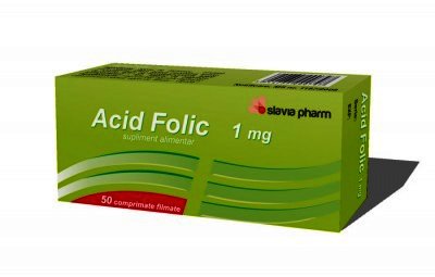 Acid Folic 1 mg -cpr x 50 - Slavia