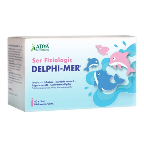 Ser Fiziologic 5ml, Delphi-Mer, 40 monodoze, Adya