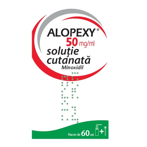 Alopexy 50mg/ml -sol.cut, 60ml, Pierre Fabre
