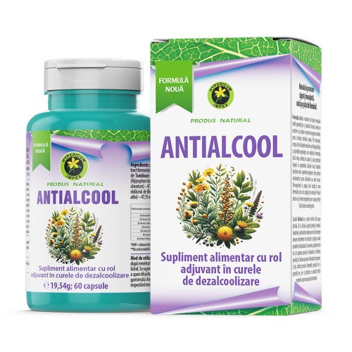 Antialcool, 60 capsule, Hypericum