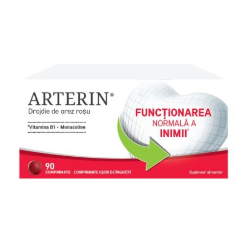 Arterin funcÂ»Ãµionarea normala a inimii, 90 comprimate, Omega Pharma