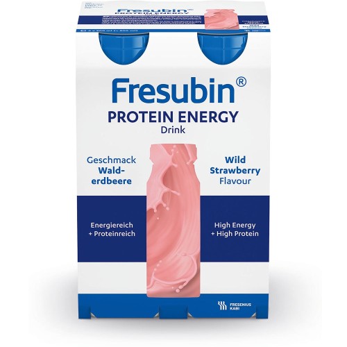 Bautura energizanta Protein Energy aroma de fragi Fresubin, 4x200 ml, Fresenius Kabi