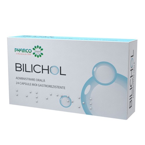 Bilichol, 24 capsule moi gastrorezistente, Pharco
