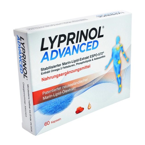 Complex lipidic marin Lyprinol Avansat, 60 capsule, Pharmalink