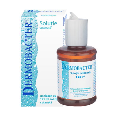 Dermobacter solutie cutanata, 5 mg/2 mg/ml,, 125 ml, Innotech