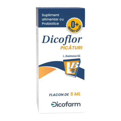 Dicoflor picaturi, 5ml, Unifarm