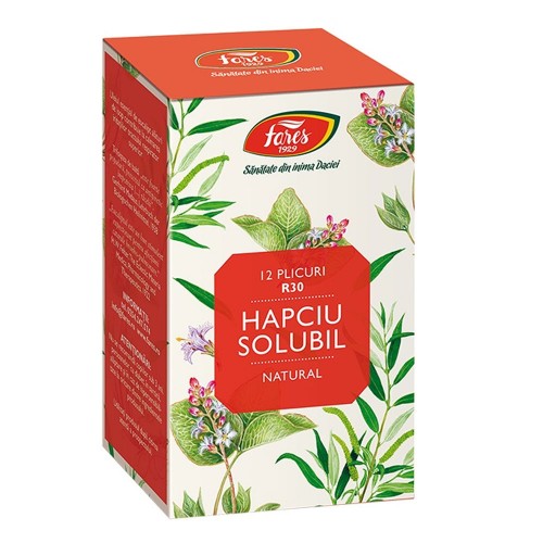 Hapciu Raceala si Gripa solubil, 12 plicuri, Fares