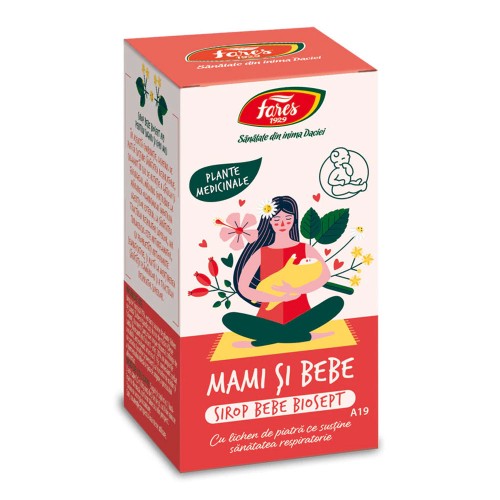 Sirop indulcit cu fructoza Bebe Biosept, 100ml, Fares