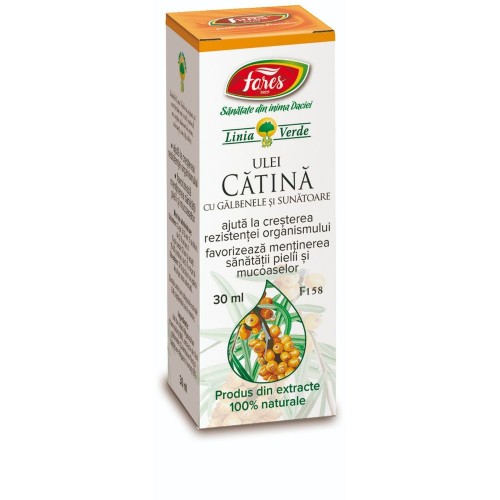 Fares Ulei de Catina cu Galbenele si Sunatoare x 30 ml