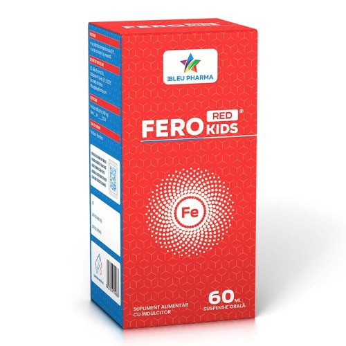 Fero Red KIds, suspensie orala, 60ml, Bleu Pharma