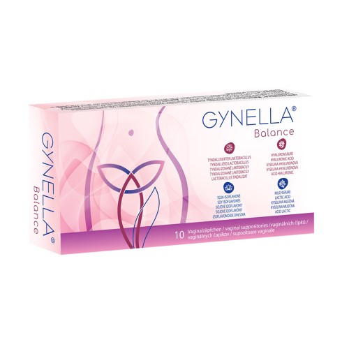 Gynella Balance, 10 supozitoare vaginale