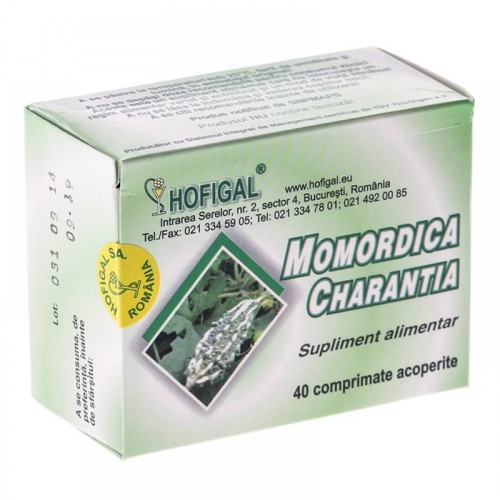 Momordica Charantia 500mg, 60 comprimate, Hofigal