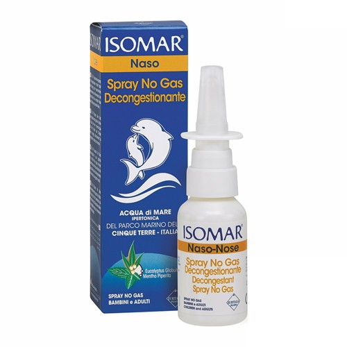 Spray Nazal Decongestionant Hipertonic cu Eucalipt si Menta +24luni, 30ml, Isomar