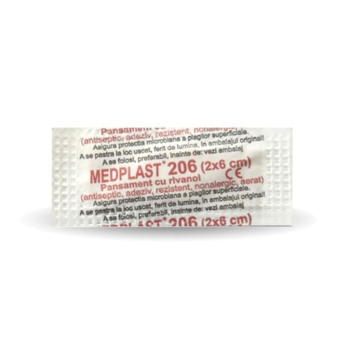 Mebra Medplast Plasturi Rivanol 2 cm x 6 cm x 1