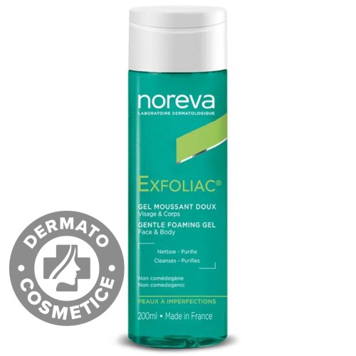 Noreva Exfoliac Gel Moussans x 200 ml