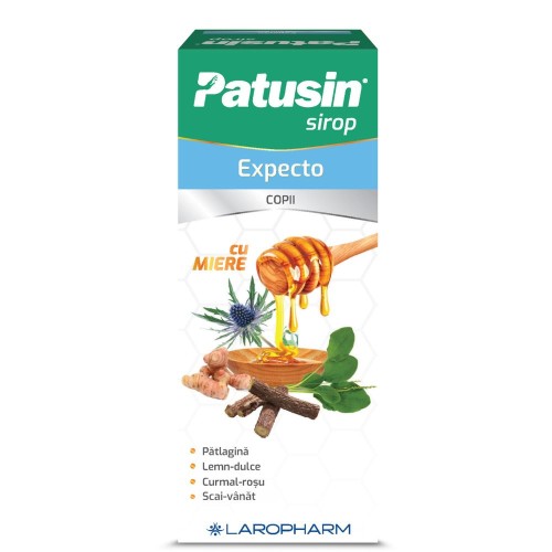 Patusin Expecto sirop pentru copii, 100 ml, Laropharm