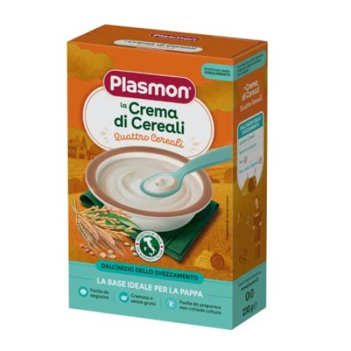 Plasmon Biscuiti Crema de 4 Cereale +4 luni x 230 g