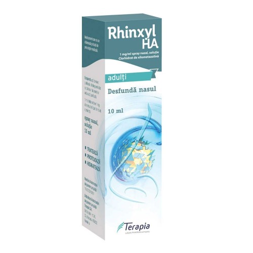 Rhinxyl Ha picaturi adulti, 1 mg/ml, 10 ml, Terapia