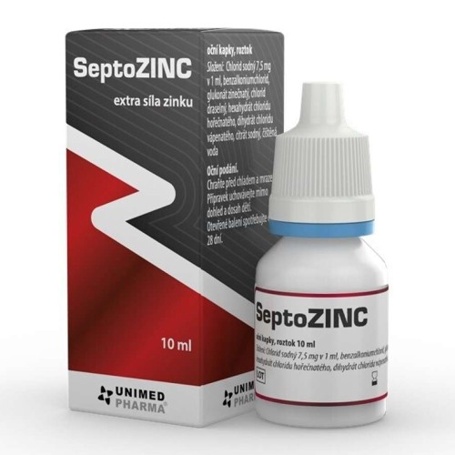 Solutie izotonica SeptoZINC, 10 ml, Unimed Pharma