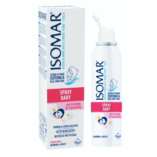 Spray nazal cu apa de mare izotonica si musetel, 100 ml, Isomar Baby
