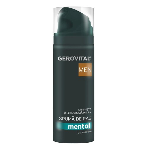Spuma de ras cu mentol Men, 200 ml, Gerovital