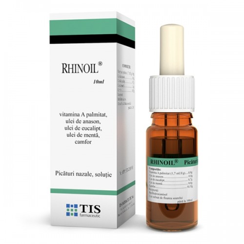 Rhinoil picaturi nazale, solutie, 10 ml, Tis Farmaceutic