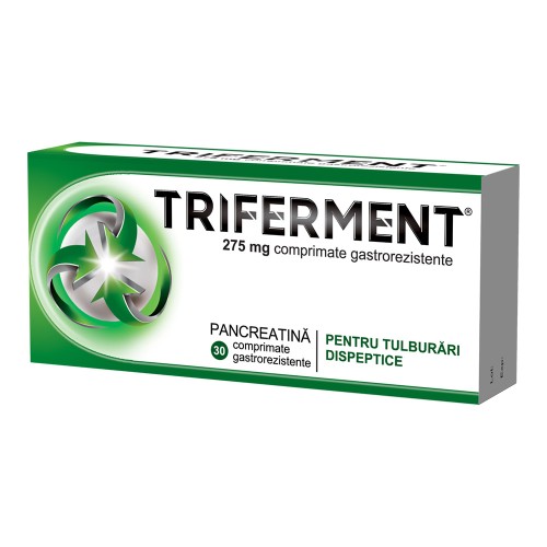 Triferment, 275 mg, 30 comprimate gastrorezistente, Biofarm
