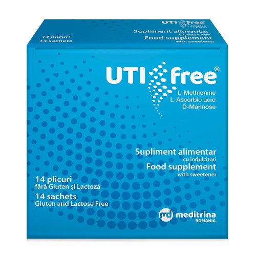 UTI Free, 14 plicuri, Meditrina