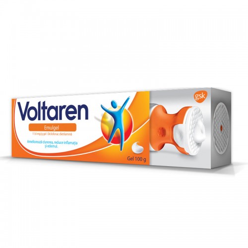 Voltaren Emulgel 11,6mg/g + aplicator antimurdarire -gel x 100 g