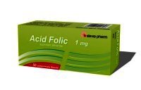 Acid Folic 1 mg -cpr x 50 - Slavia