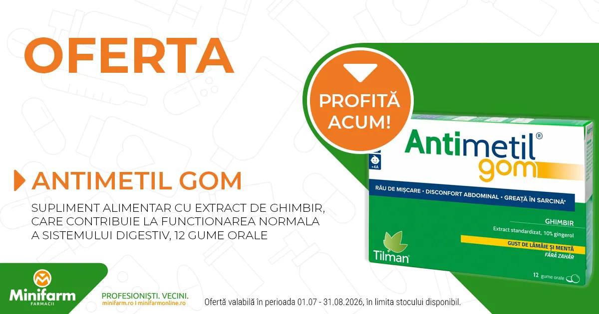 Antimetil Gom - Rau de miscare - Oferta