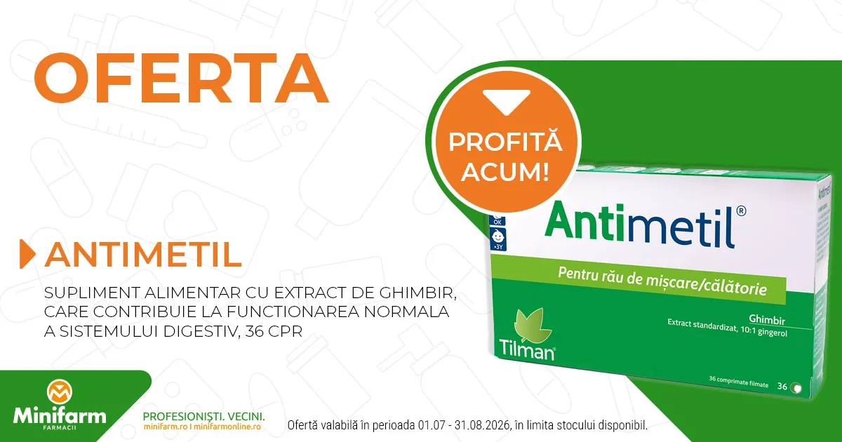 Antimetil - Rau de miscare - Oferta