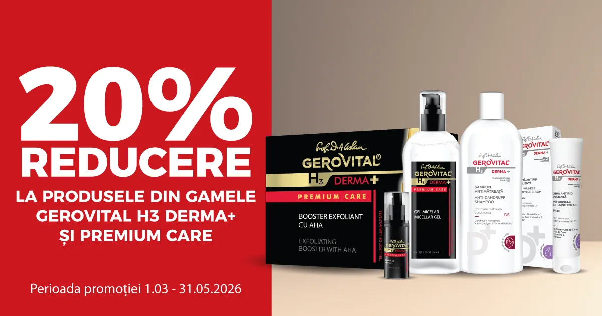 Gerovital H3 Derma - 20% discount