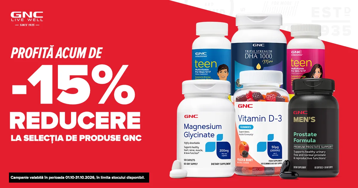 GNC - Discount 15%
