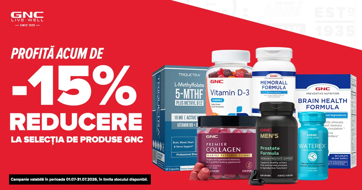 GNC Live Well - 15% reducere